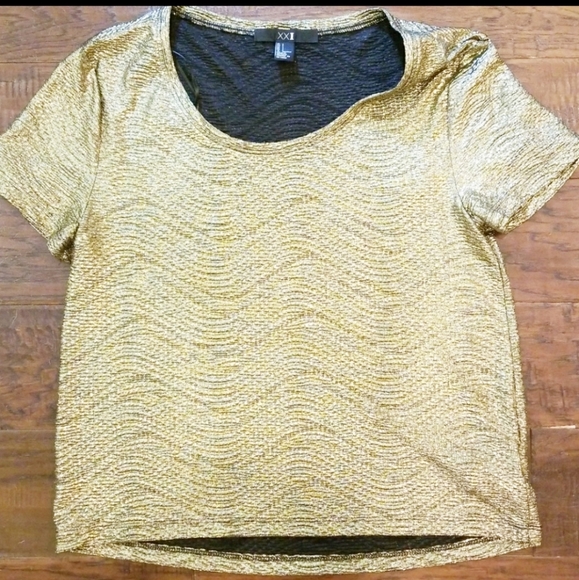 Forever 21 Tops - Gold top